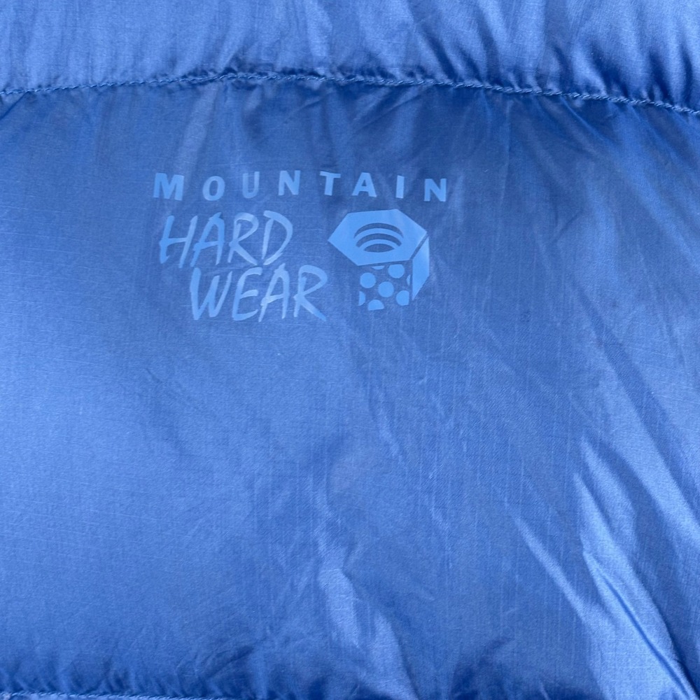 Mountain Hardwear Mens XL Blue Q Shield 650 Down‎ Puffer Jacket OM6274 Full Zip - Picture 3 of 13